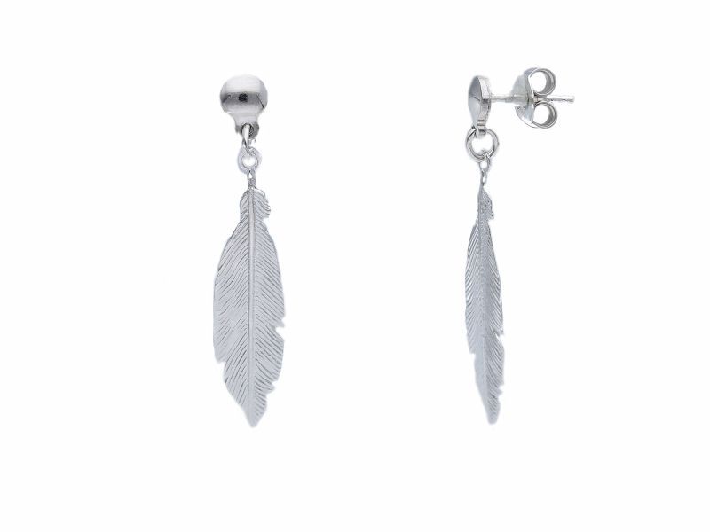 Φωτογραφία από  Platinum plated silver 925 earrings (code S218632)