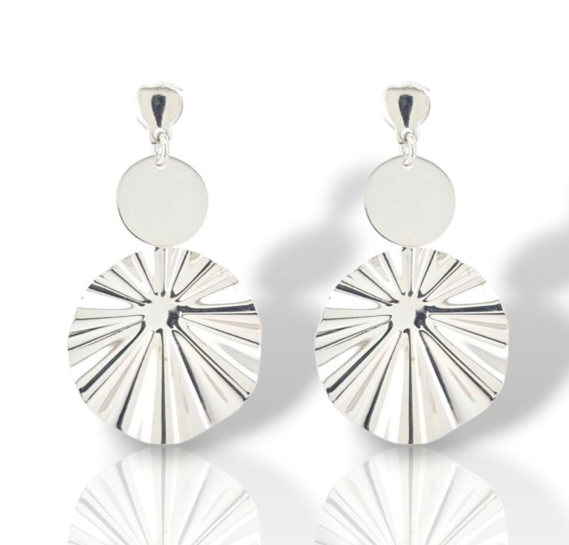 Φωτογραφία από Σκουλαρίκια απο επιπλατινωμένο ασήμι 925° (code SVX2500712)