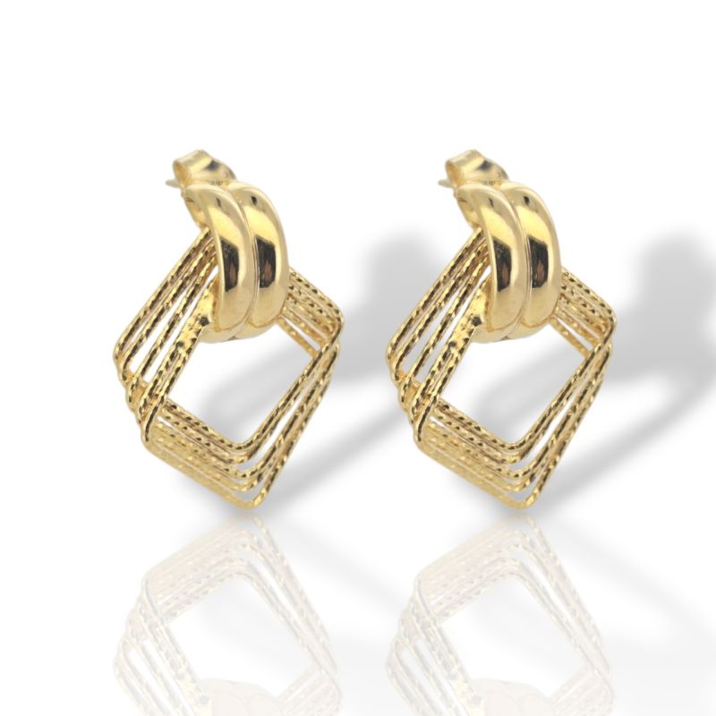 Φωτογραφία από Σκουλαρίκια κρικάκια απο επιχρυσωμένο ασήμι 925° (code SVX2500868D)