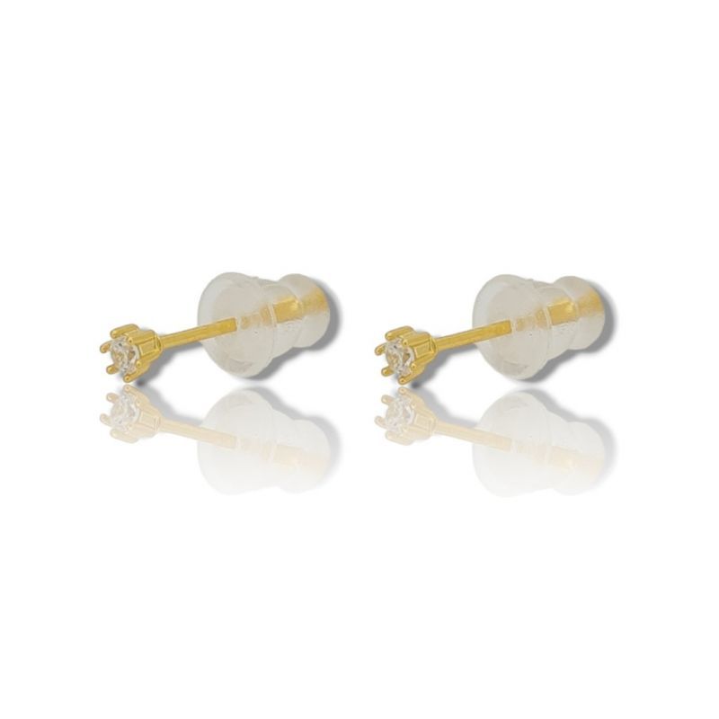 Φωτογραφία από Orecchini in argento 925° rodiato con zirconi cubici (FC000691)
