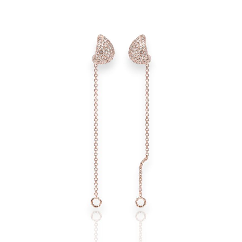 Φωτογραφία από Rose gold plated silver 925º earrings (code FC004495)