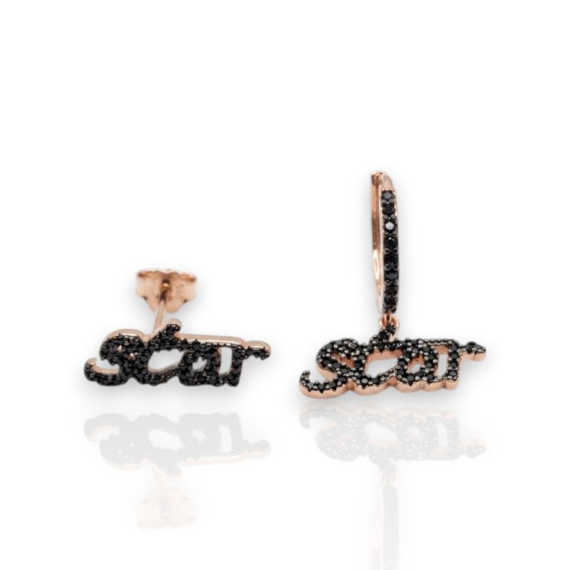 Φωτογραφία από Rose gold plated silver 925º STAR earrings (code FC005466)