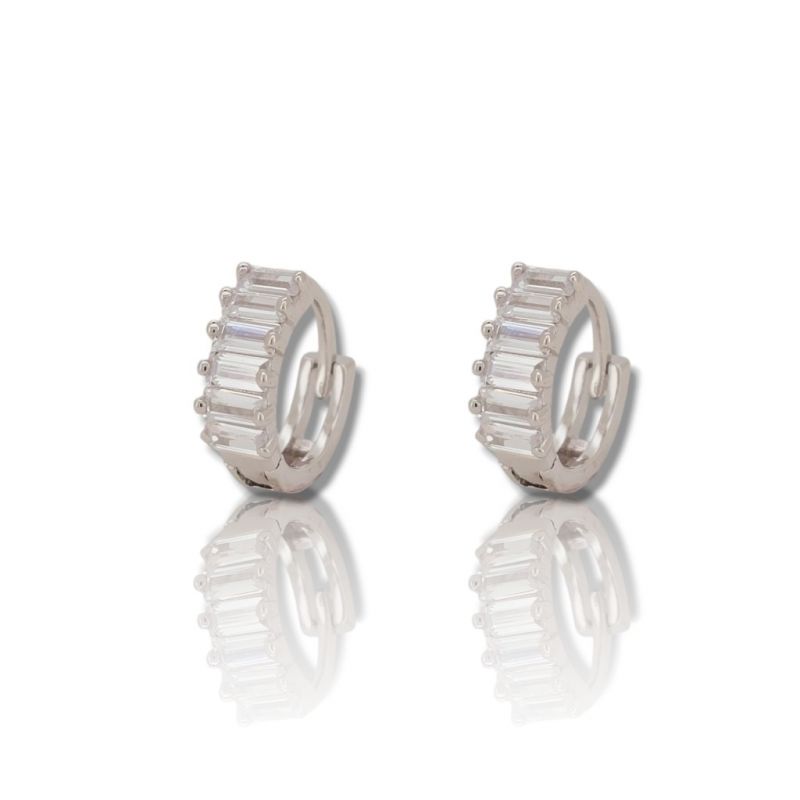 Φωτογραφία από Orecchini in argento 925° rodiato (code FC005705)