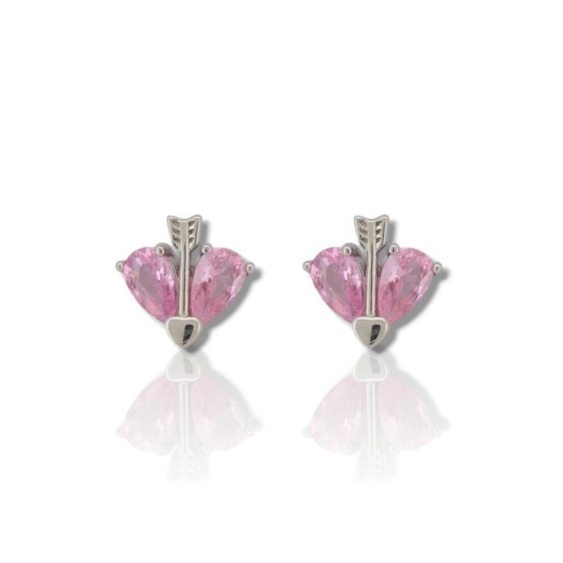 Φωτογραφία από  EROS Platinum plated silver 925 earrings  (code FC006648)