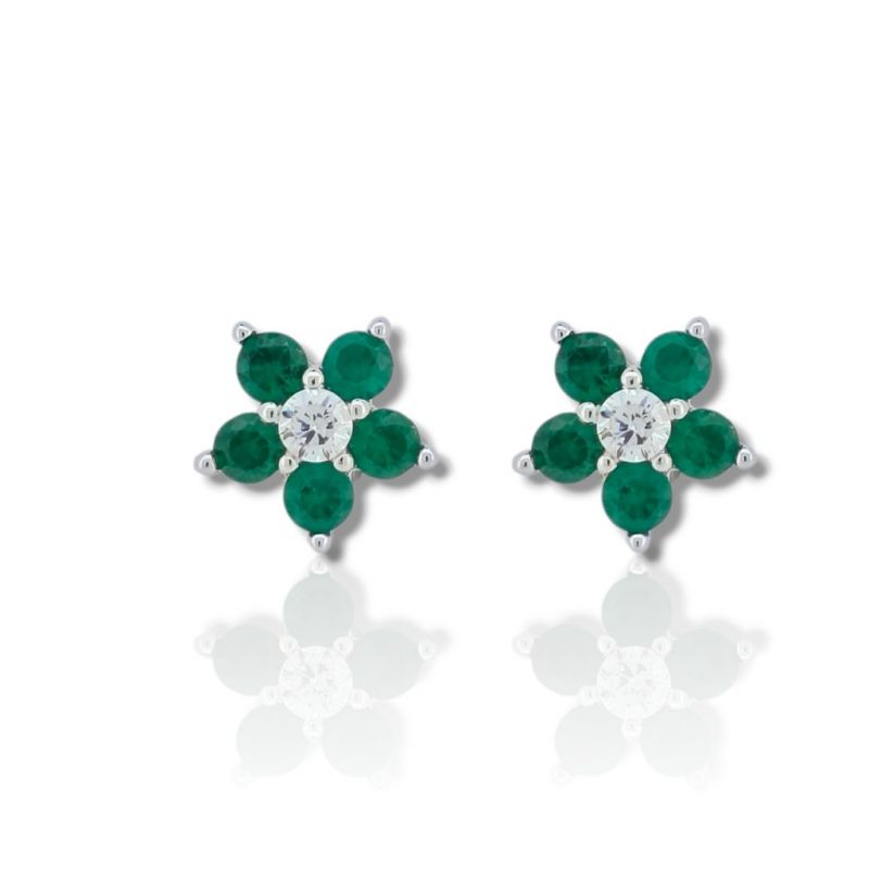 Φωτογραφία από Platinum plated silver 925º  earrings (code FC006834)