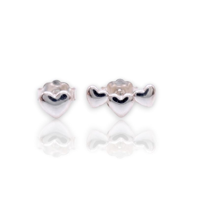 Φωτογραφία από Platinum plated silver 925º heart earrings (code FC006902)