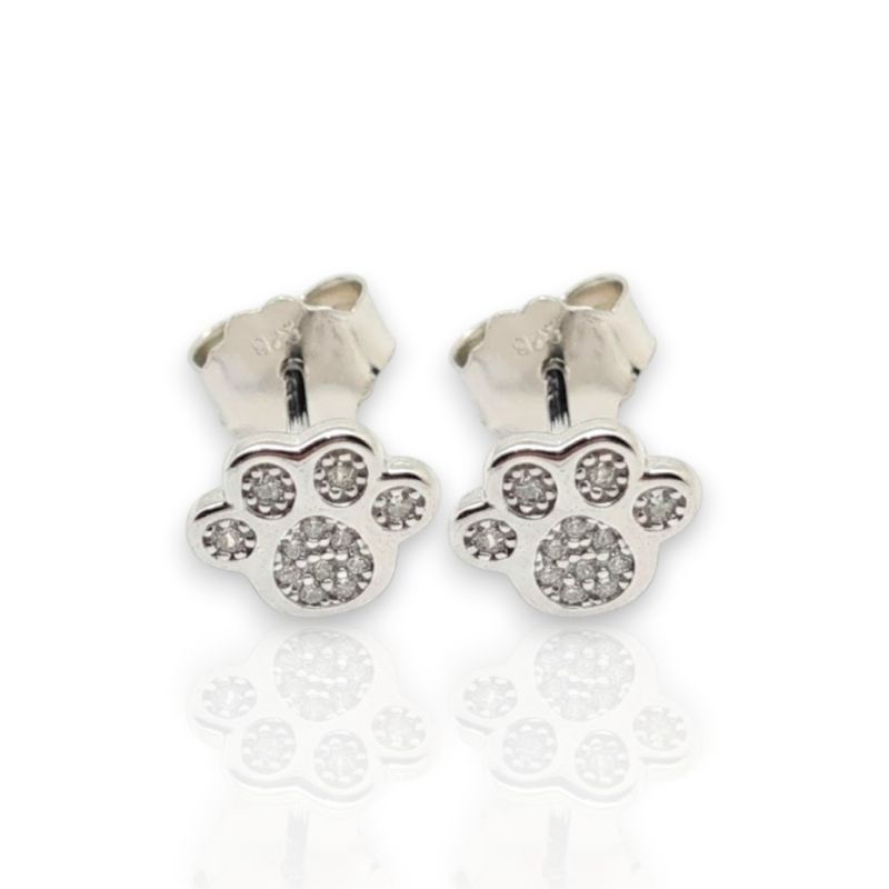 Φωτογραφία από Platinum plated silver 925º earrings with shoes  (code FC008544)