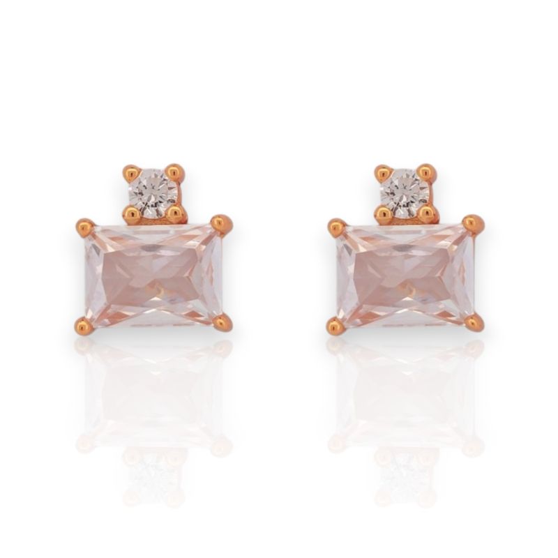 Φωτογραφία από Yellow - gold plated silver 925º earrings (code FC009957)