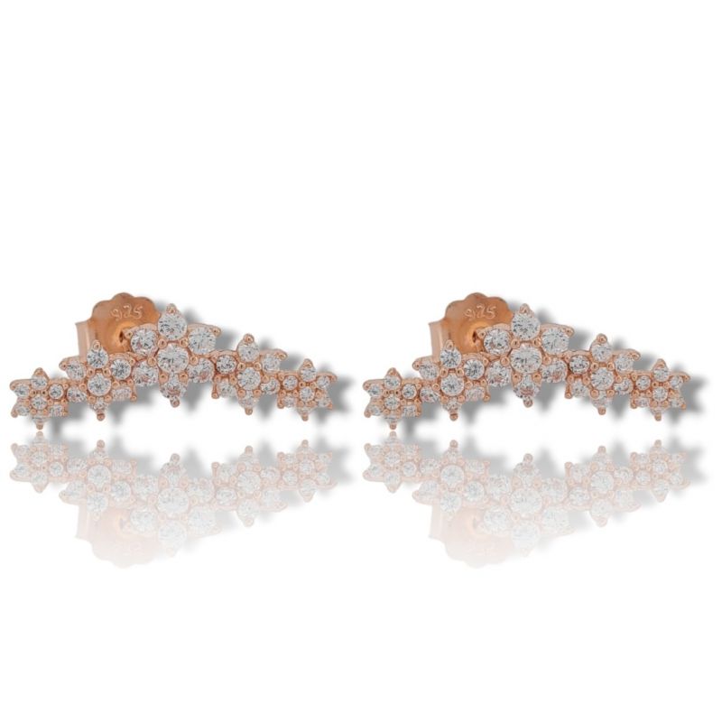Φωτογραφία από Orecchini in argento 925° dorato con zirconi cubici (FC010193)
