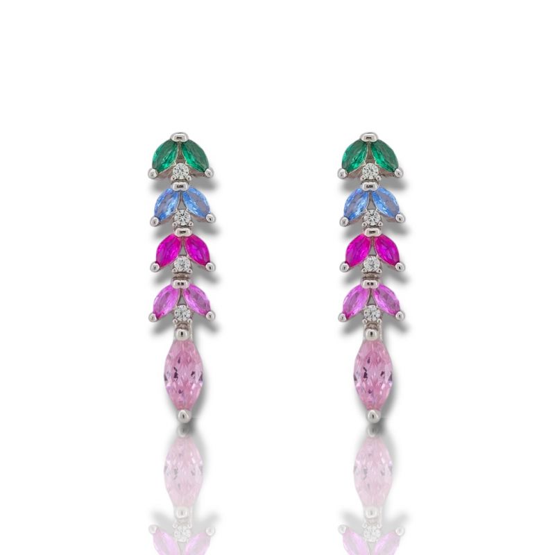 Φωτογραφία από Platinum plated silver 925º  earrings (code FC010509)
