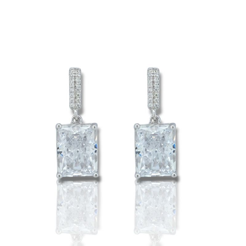 Φωτογραφία από Platinum plated silver 925º earrings (code FC011561)