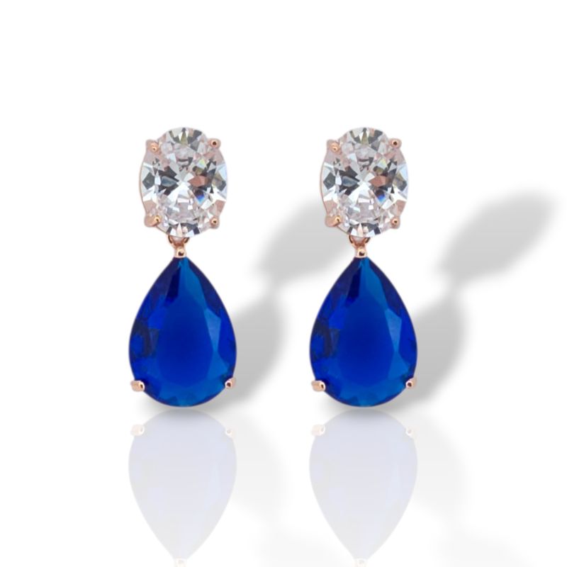 Φωτογραφία από Orecchini in argento 925° dorato oro Rosa (code FCM002832)