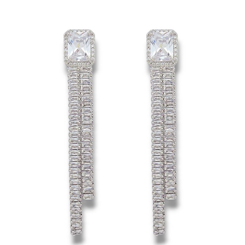 Φωτογραφία από Orecchini in argento 925° rodiato (code FCM2699)