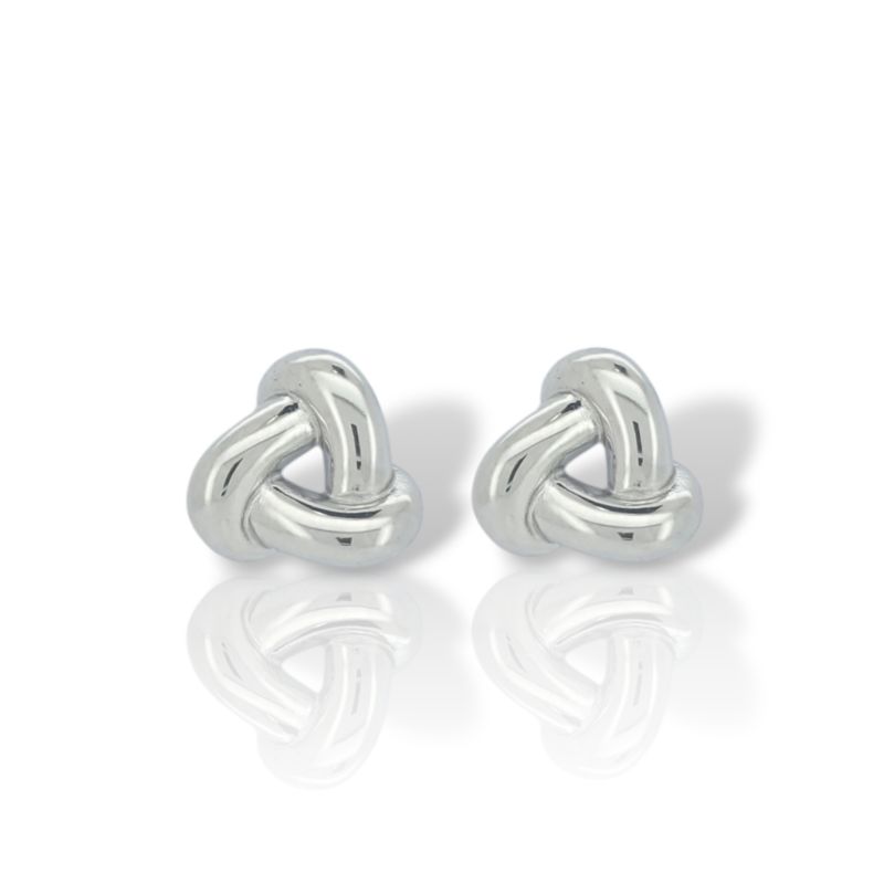 Φωτογραφία από Orecchini NODO in argento 925° rodiato (GEM21385)
