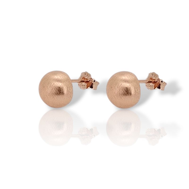 Φωτογραφία από Orecchini in argento 925° rodiato oro rosa satinato (code GEM22661)