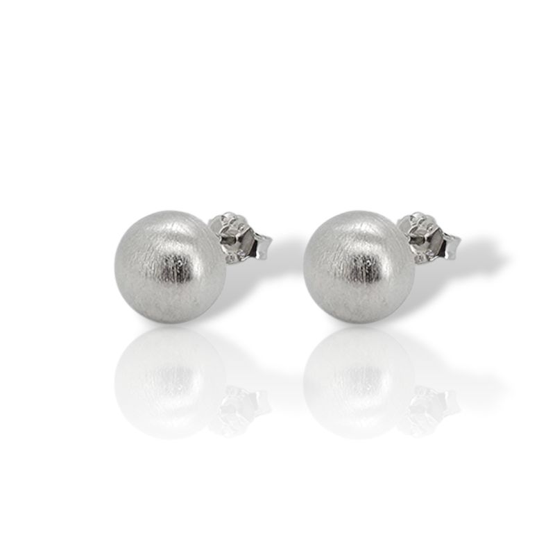 Φωτογραφία από Orecchini in argento 925° rodiato satinato (code GEM22662)