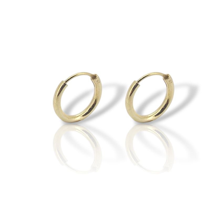 Φωτογραφία από Σκουλαρίκια κρικάκι απο επιχρυσωμένο ασήμι 925° (code M008260)