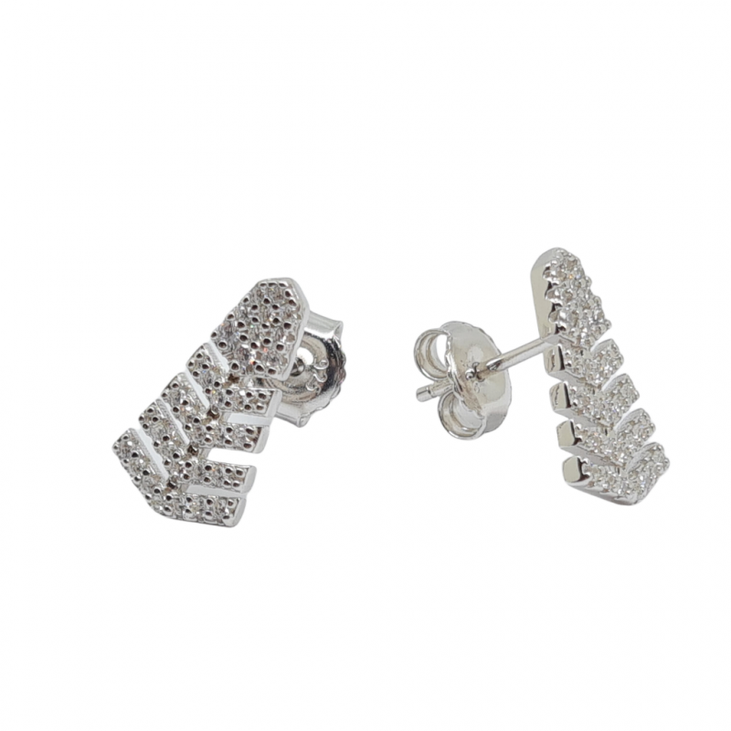 Φωτογραφία από Platinum plated silver 925º earrings (code FC002739)