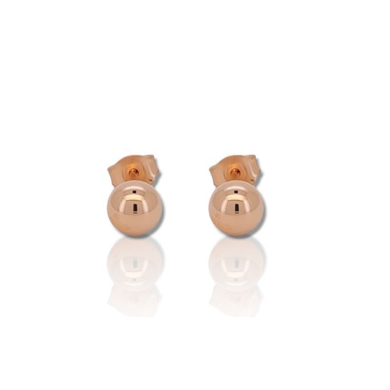 Φωτογραφία από Rose gold plated silver 925º earrings (code SHK1169R)