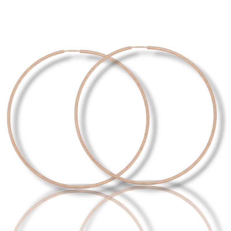 Φωτογραφία από Orecchini cerchio in argento 925° dorato  (code SHK086)