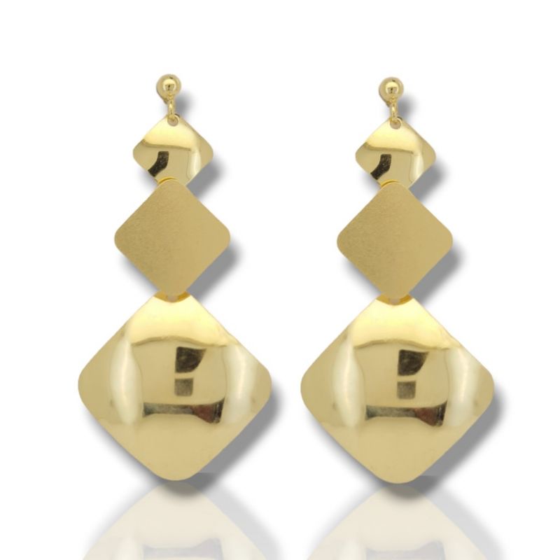 Φωτογραφία από Gold plated silver 925º drop earrings (code SHK1408G)