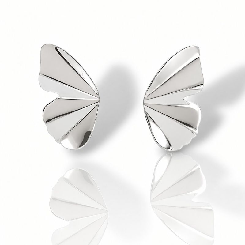 Φωτογραφία από Orecchini Farfalla in argento 925° rodiato  (code SL001844)