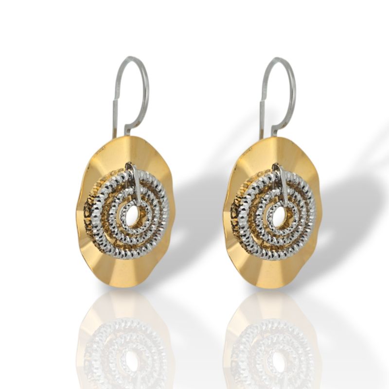 Φωτογραφία από Σκουλαρίκια κρεμαστά απο επιχρυσωμένο ασήμι 925° (code SVX1700852)