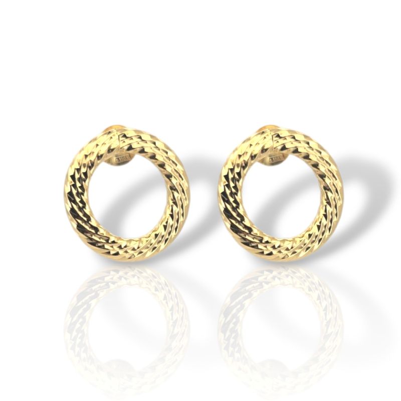 Φωτογραφία από Σκουλαρίκια κρικάκια απο επιχρυσωμένο ασήμι 925° (code SVX2401342)