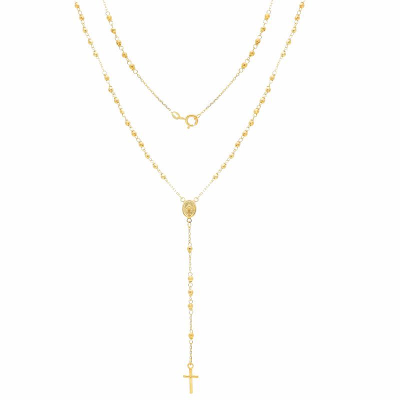 Φωτογραφία από Golden rosary necklace k14   (code S193606)
