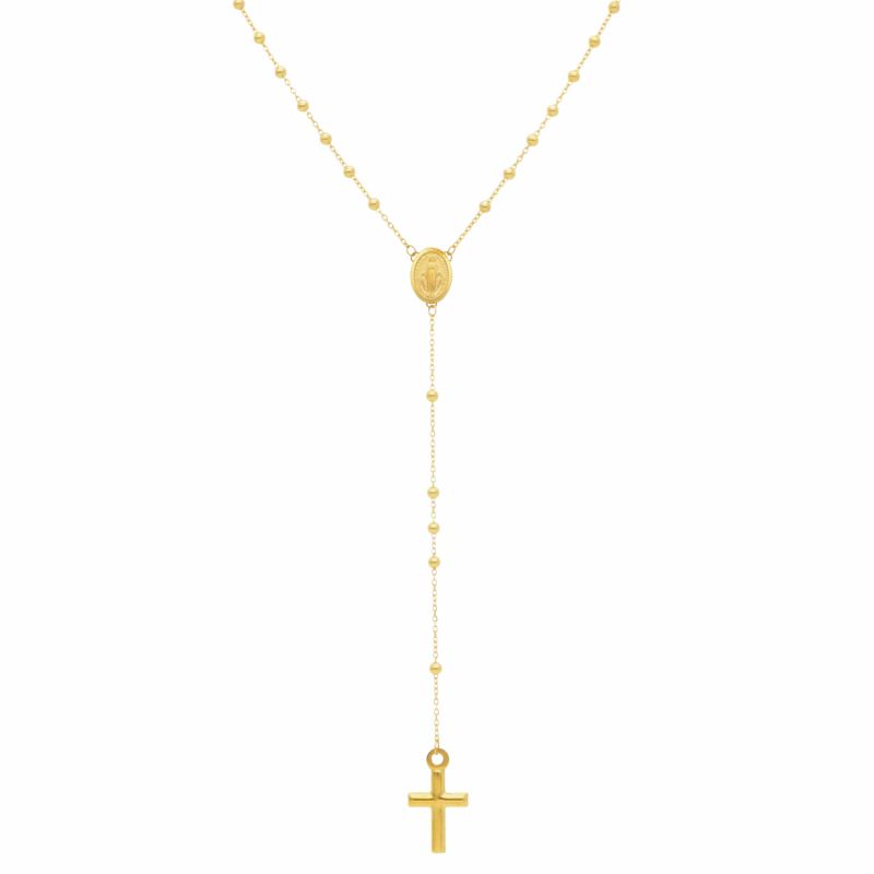 Φωτογραφία από Golden rosary necklace k9  (code S279885)