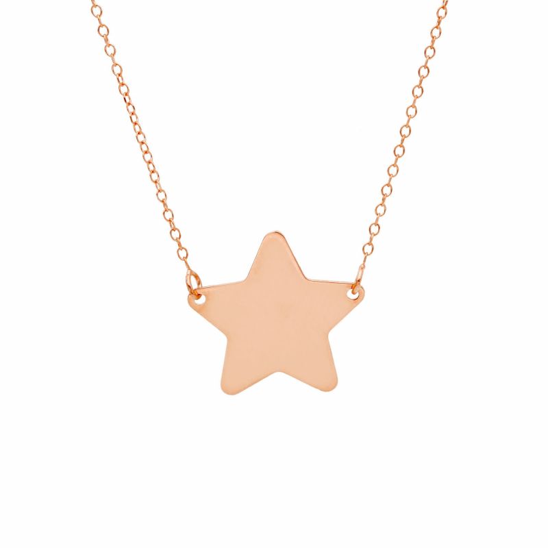 Φωτογραφία από Girocollo Stella in oro rosa k14 (code S230900)