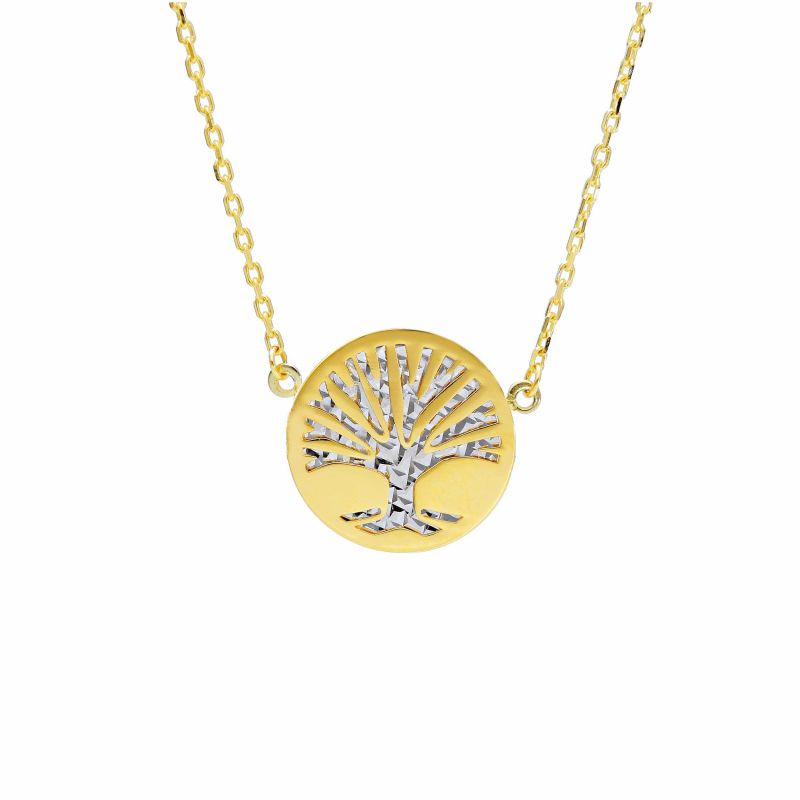 Φωτογραφία από Golden necklace with the tree of life k9  (code S248839)