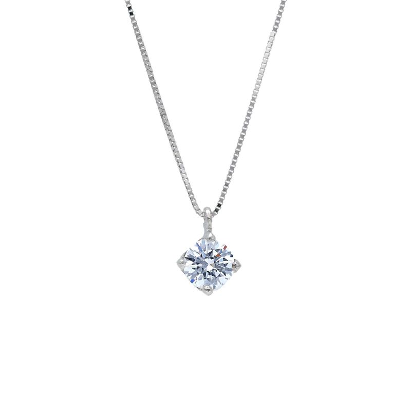 Φωτογραφία από Punto di luce in oro bianco k14 con zirconia cubica (code S254222)