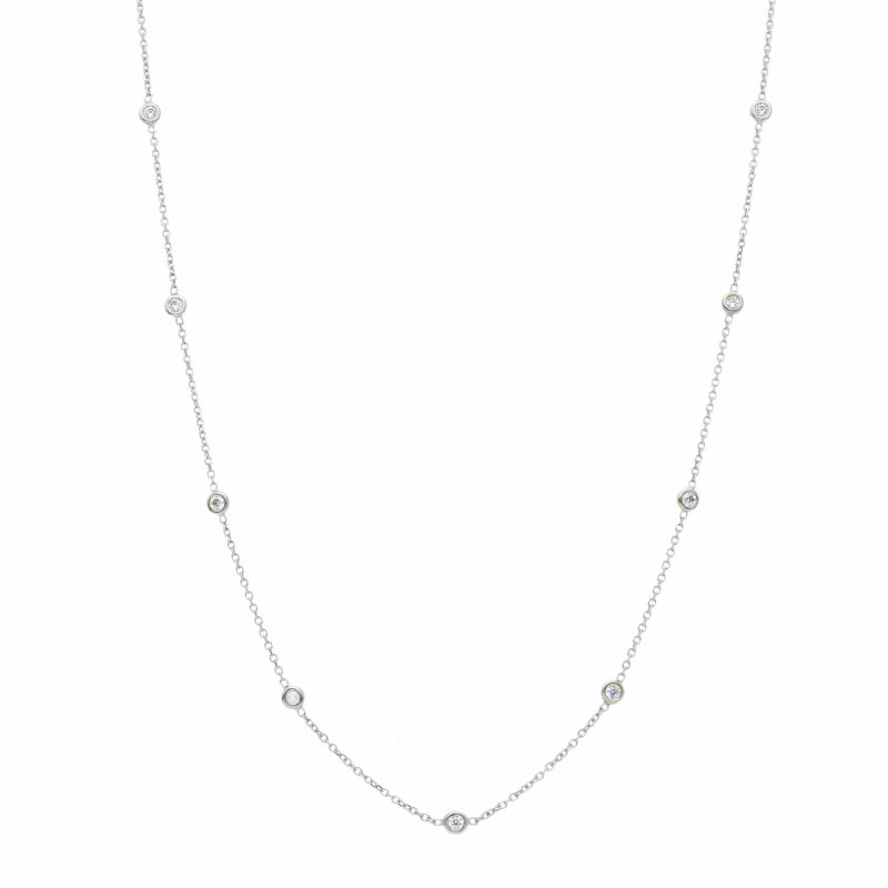 Φωτογραφία από K14 white gold necklace with diamanti (code S255951)