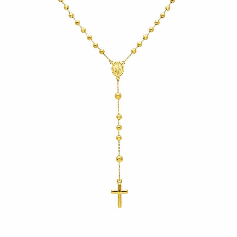 Φωτογραφία από Golden rosary necklace k14   (code S265445)