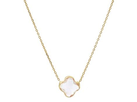 Φωτογραφία από Yellow gold necklace k14 with mother of pearls  (code S270331)