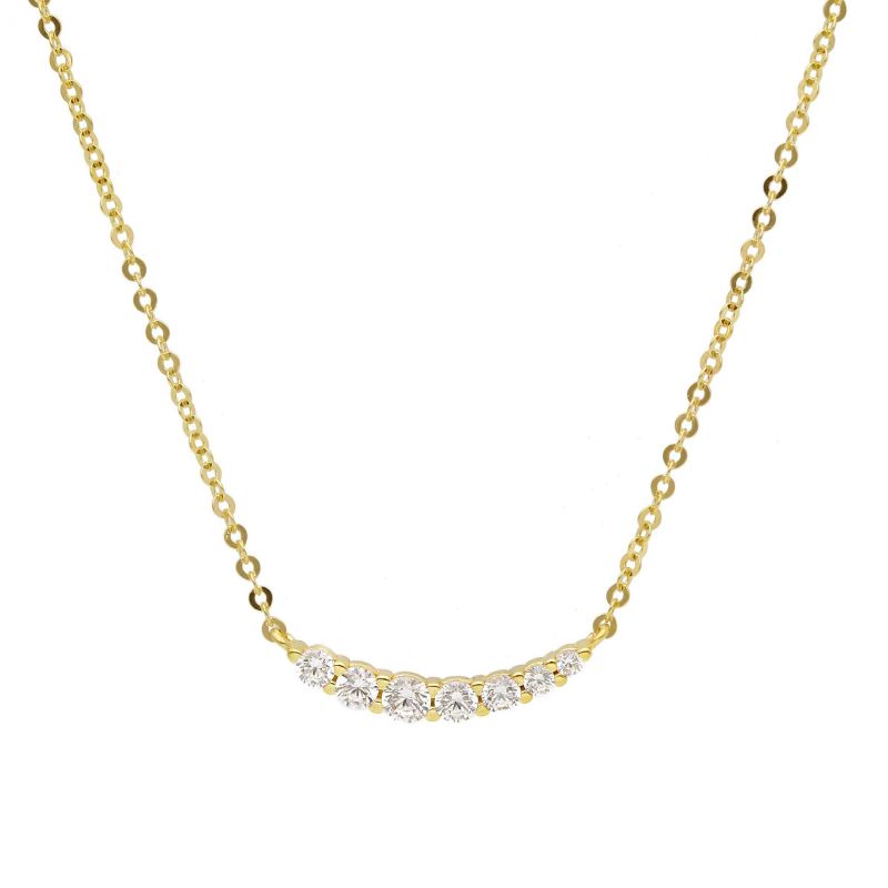 Κολιέ απο χρυσό κ9 με ζιργκόν (code S280425) Φωτογραφία από Κολιέ απο χρυσό κ9 με ζιργκόν (code S280425)