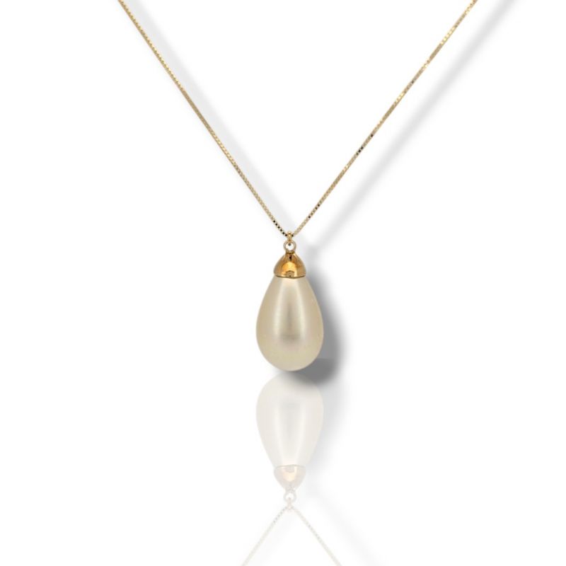 Φωτογραφία από Collana in oro K14 con perla (code M2724)
