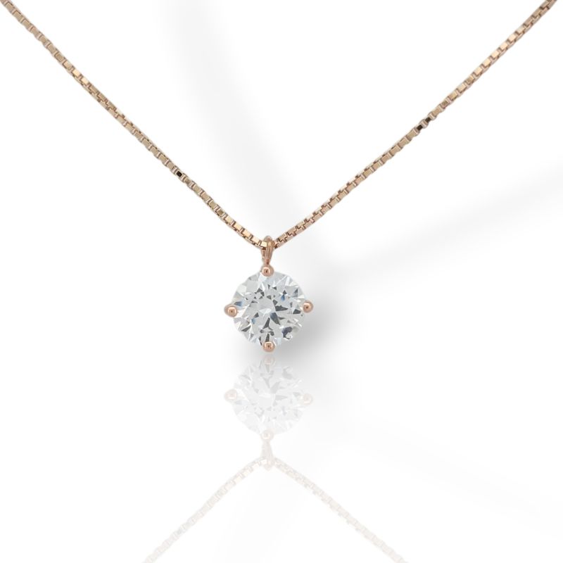 Φωτογραφία από Κολιέ απο ροζ χρυσό κ14  (code M8205)