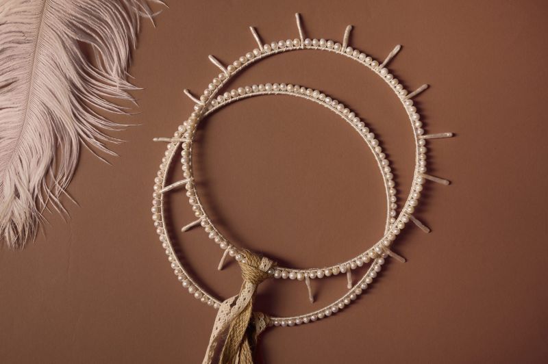 Φωτογραφία από Στέφανα Γάμου LAKALUKA Natural Pearls