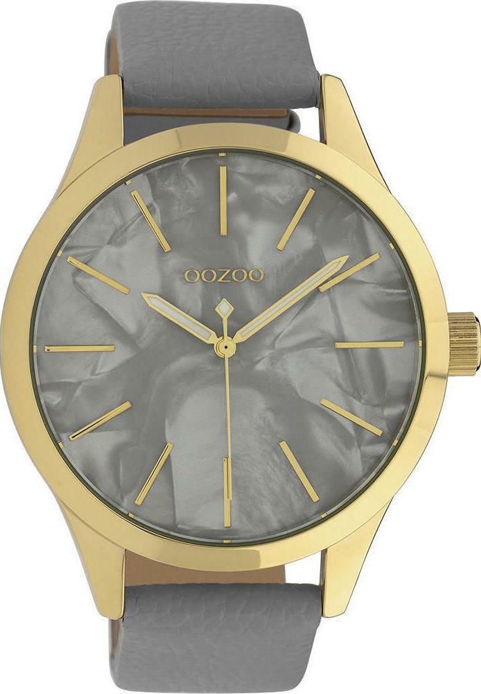 Φωτογραφία από OOZOO Timepieces Grey Leather Strap C10071