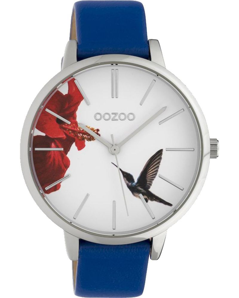 Φωτογραφία από OOZOO Timepieces Limited Blue Leather Strap C10183