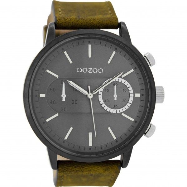 Φωτογραφία από OOZOO Timepieces C9057 Brown Leather Strap