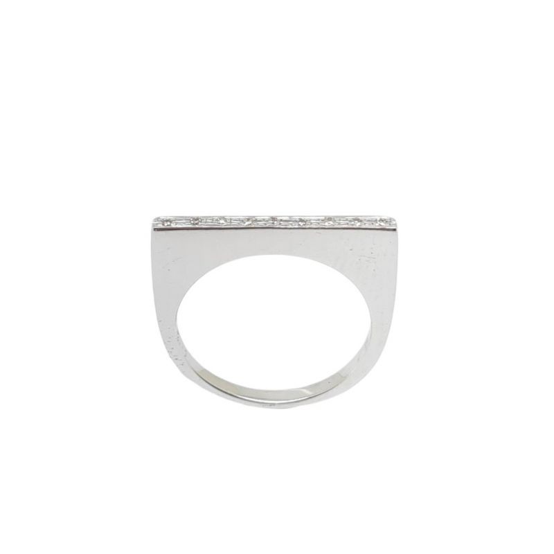 Φωτογραφία από White gold eternity ring k18 with flush diamonds and 