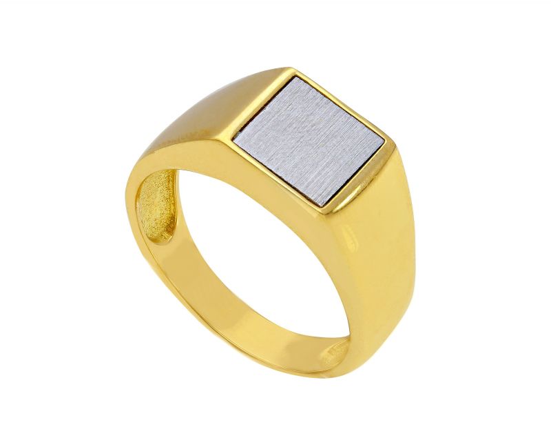 Φωτογραφία από Gold and white gold ring k18 (code S188007)