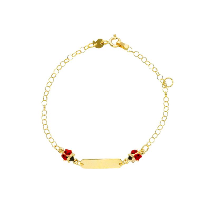 Φωτογραφία από Bracciale -Targa e Coccinelle in oro giallo k9  (code  S163349)