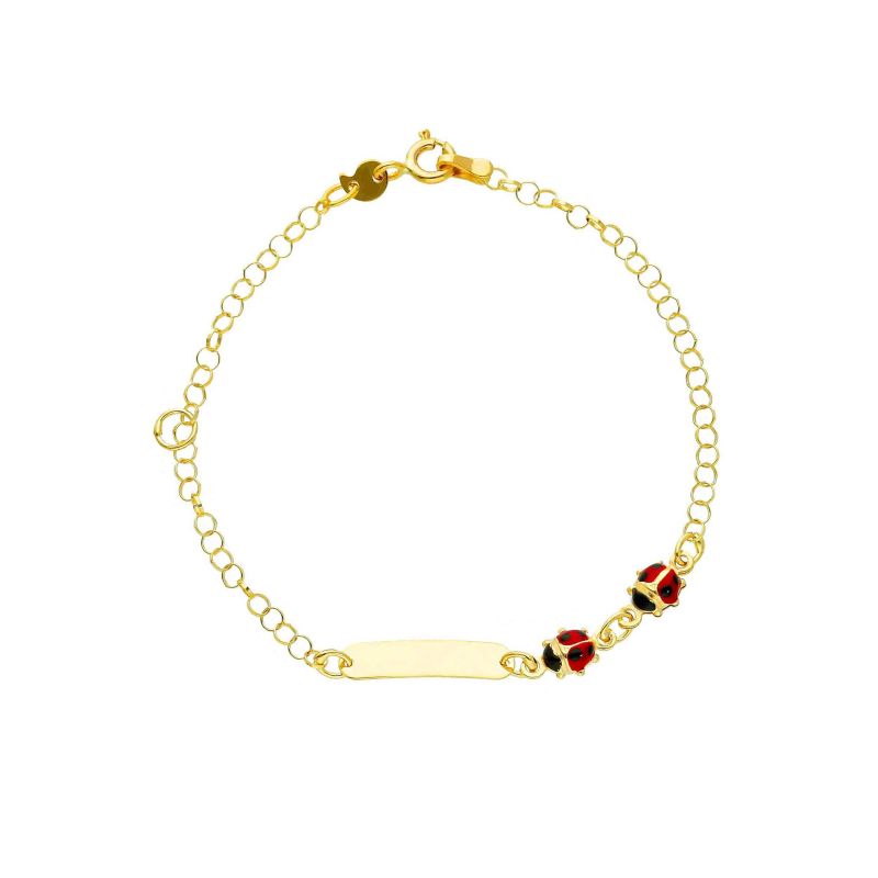 Φωτογραφία από Bracciale -Targa e Coccinelle in oro giallo k9  (code  S163350)
