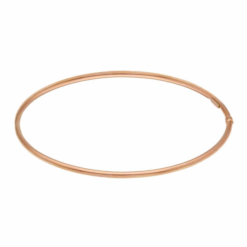 Φωτογραφία από Rose gold oval bracelet with clasp k14 (code S201305)