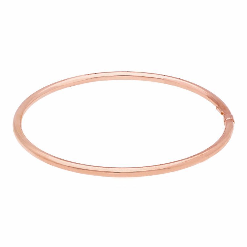 Φωτογραφία από Rose gold oval bracelet with clasp k14 (code S201307)