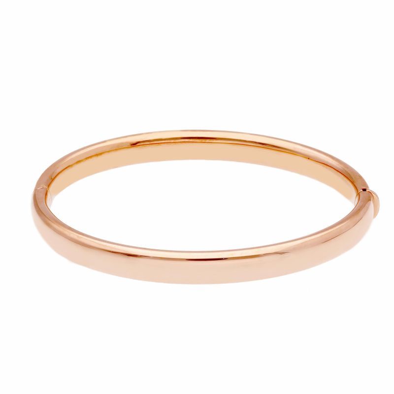 Φωτογραφία από Rose gold oval bracelet with clasp k14(code S205086)